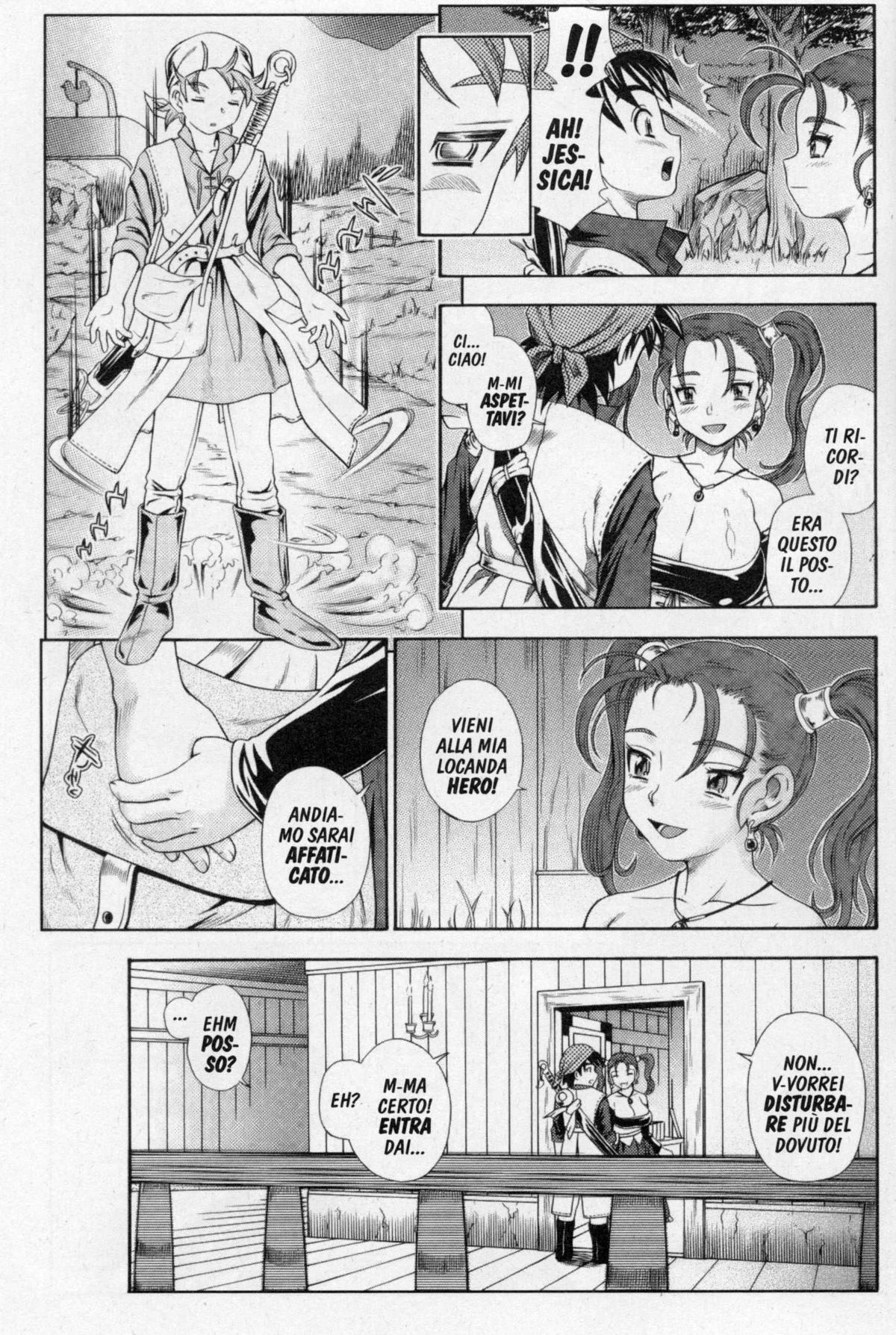 (C68) [Kensoh Ogawa (Fukudahda)] Jessica Milk 8.0 (Dragon Quest8) [ITA] 