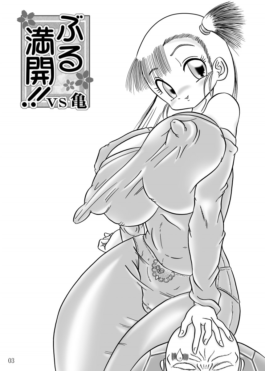 [Madoromi Youenjou] Bulmankai!! vs Kame Chokotto Shuuseiban (Dragon Ball) [まどろみ妖艶嬢] ぶる満開!!vs亀 ちょこっと修正版 (ドラゴンボール)