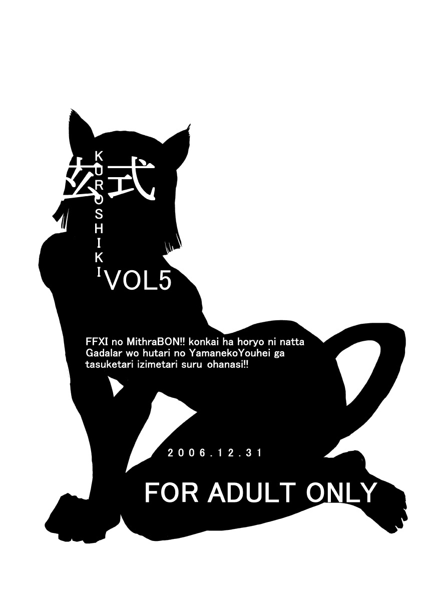 [Kuroshiki (Kurohiko)] Kuroshiki Vol. 5 (Final Fantasy XI) [Digital] [玄式 (玄彦)] 玄式 VOL.5 (ファイナルファンタジーXI) [DL版]