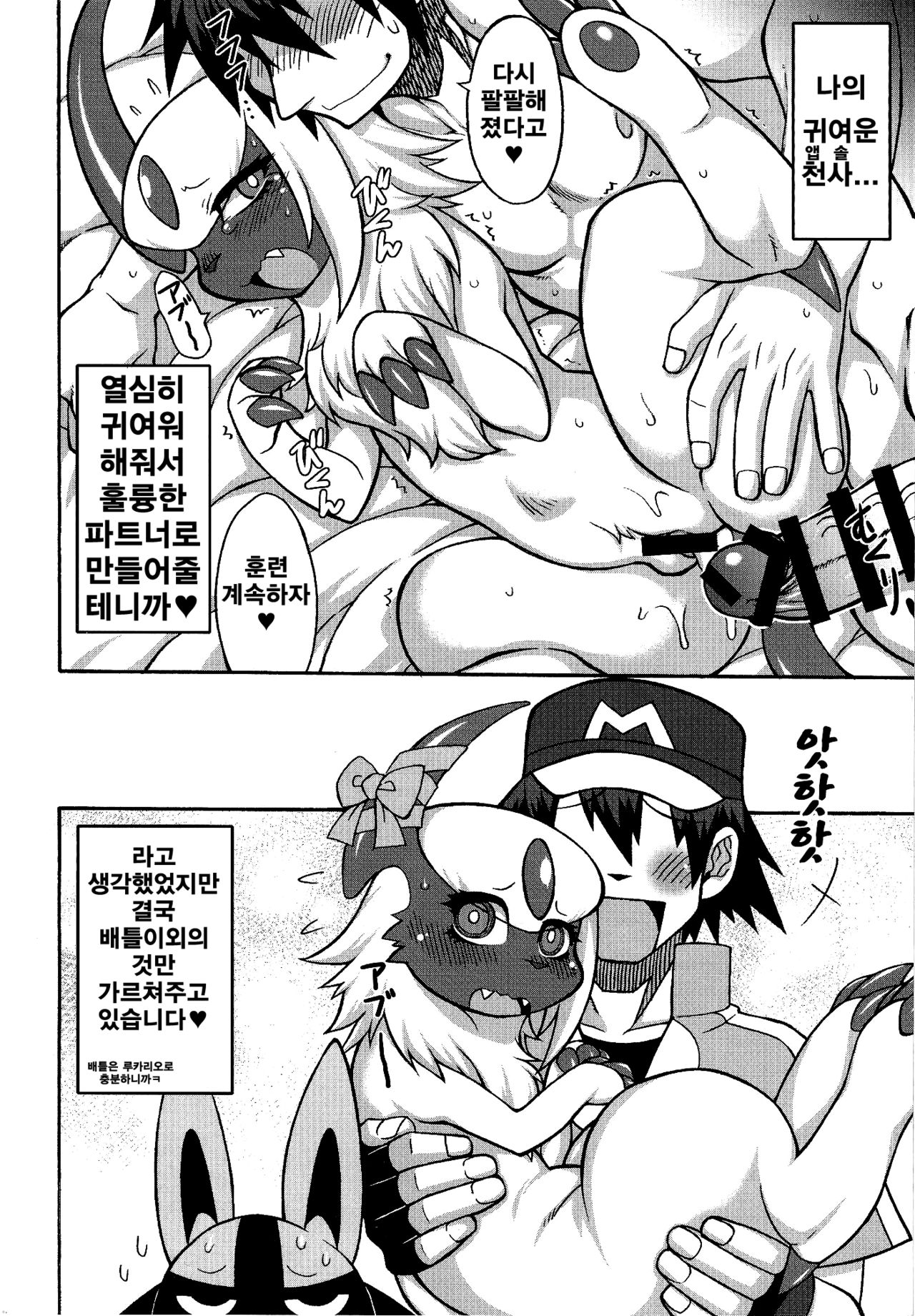 (Kansai! Kemoket 3) [Mizone Doubutsuen (Various)] Abuman Hitotsu Kudasai! (Pokémon) [Korean] [Team HumanTrash] (関西!けもケット3) [みぞね動物園 (よろず)] あぶまん一つください! (ポケットモンスター) [韓国翻訳]