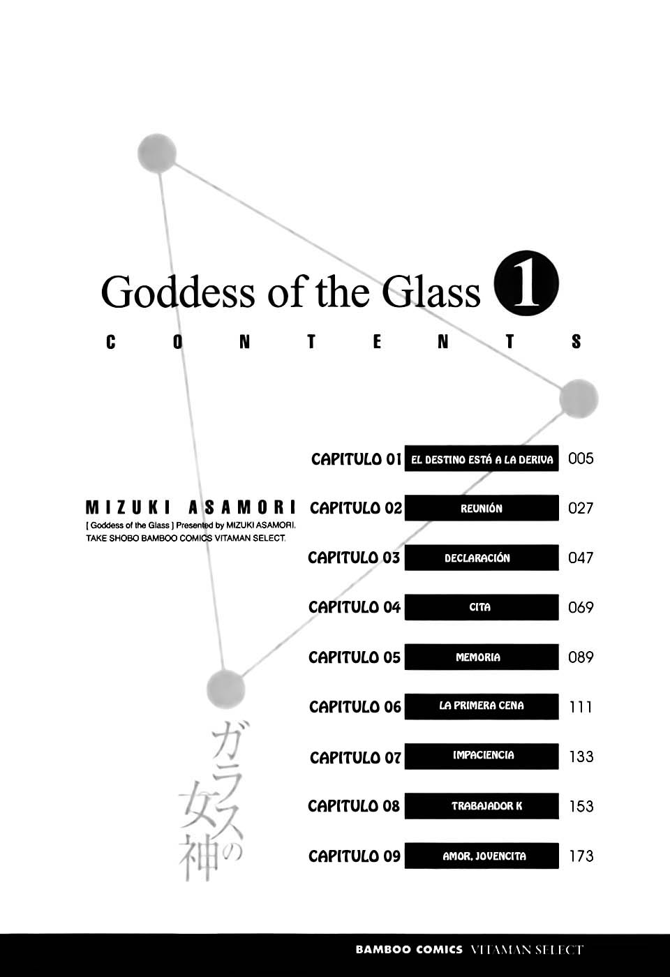 [Asamori Mizuki] Glass no Megami Vol.1 | Goddess of the Glass Vol.1 [Spanish] [KensoeTeam] [朝森瑞季] ガラスの女神 第1巻 [スペイン翻訳]