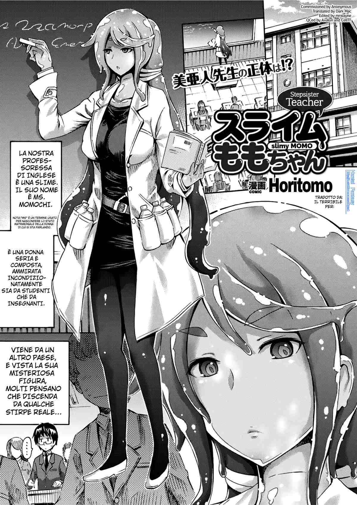 [Horitomo] Gimai Sensei Slime Momo-chan (COMIC Unreal 2017-06 Vol. 67) [Italian] [Hentai Fantasy] [Digital] [ほりとも] 義妹先生スライムももちゃん (コミックアンリアル 2017年6月号 Vol.67) [イタリア翻訳] [DL版]