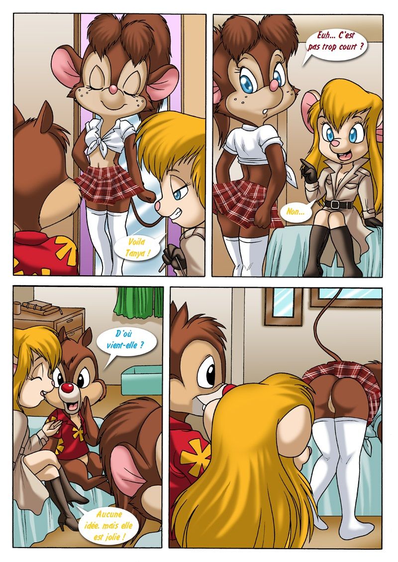 [Palcomix] Rescue rodents 4: An amazing tail; Tanya goes down (Tic et Tac) [French] {Zgibar} 